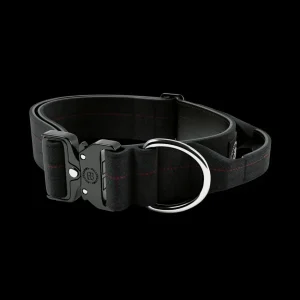 - 5Cm Combat Collar With Handle Tweed Collection | BullyBillows Fashion