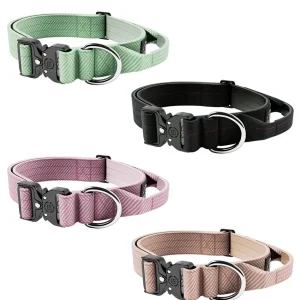 - 4Cm Combat Collar With Handle Tweed Collection | BullyBillows Clearance