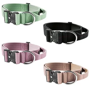 - 5Cm Combat Collar With Handle Tweed Collection | BullyBillows Fashion