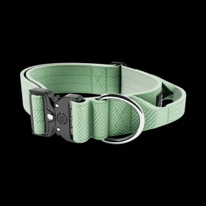 - 5Cm Combat Collar With Handle Tweed Collection | BullyBillows Fashion