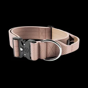 - 5Cm Combat Collar With Handle Tweed Collection | BullyBillows Fashion