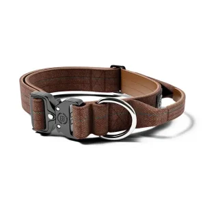 - 4Cm Combat Collar With Handle Tweed Collection | BullyBillows Clearance