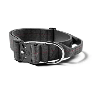 - 5Cm Combat Collar With Handle Tweed Collection | BullyBillows Fashion