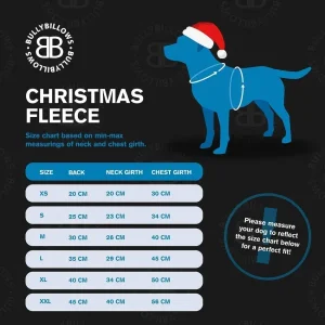 Bullybillows Limited Edition Christmas Fleece | The Dog Lounge Clearance