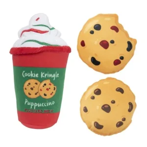 Xmas Toy - Cookie Kringle Puppuccino & Cookies | Fuzzyard Hot