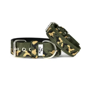 Halsband Camouflage Met Groen | MAG Fashion