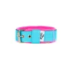 Halsband Met Fleece Lichtblauw Neon Roze | MAG Outlet