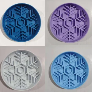 Modern Pet Company Snowflake Bliss Lick Mat | The Dog Lounge Online