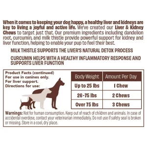 Liver & Kidney Supplement | Natural Dog Company Online