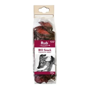 Rub Bio Snack Crunchy Beet 100 Gram | Retorn Discount