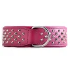 Lederen Halsband Ruffneck Fuscia Pink | Rogue Royalty Online