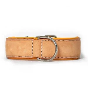 Lederen Halsband Classic Buckskin | Rogue Royalty Outlet