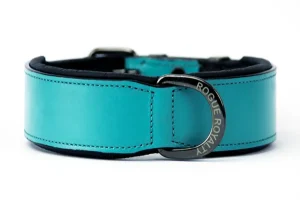 Lederen Halsband Classic Teal | Rogue Royalty Store