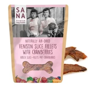 Slice Fillets Hert Met Cranberry | Sana Dog Outlet