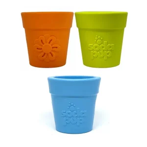 Flower Pot Large Rubber Enrichment Toy | Sodapup Hot