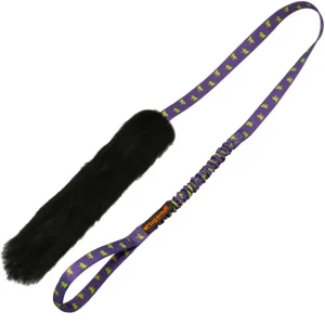 Tug-E-Nuff Sheepskin Chaser Bungee Tug | Tug-E-Nuff Dog Gear Limited Shop